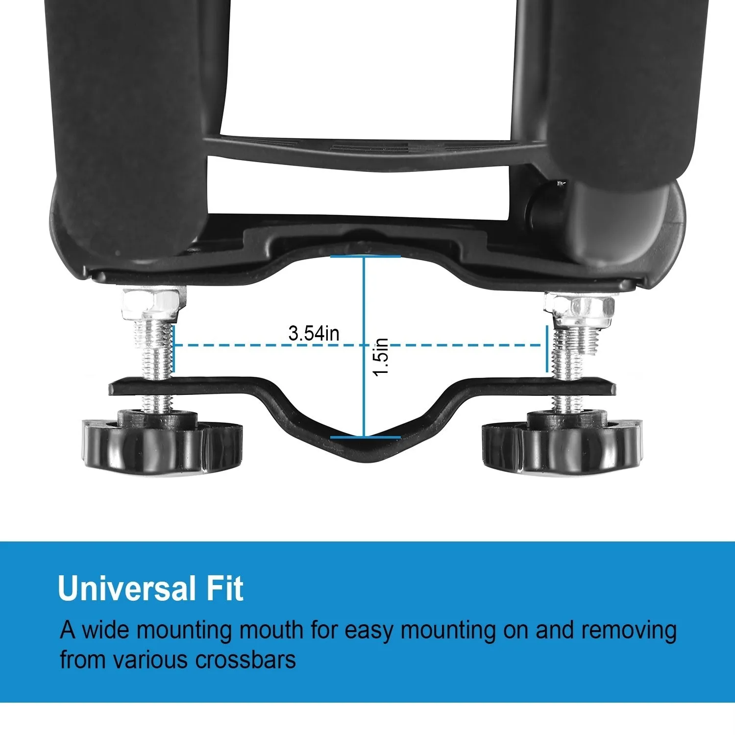 1 Pair Universal J-Bar Kayak Carrier 220LBS Load Heavy Duty Canoe