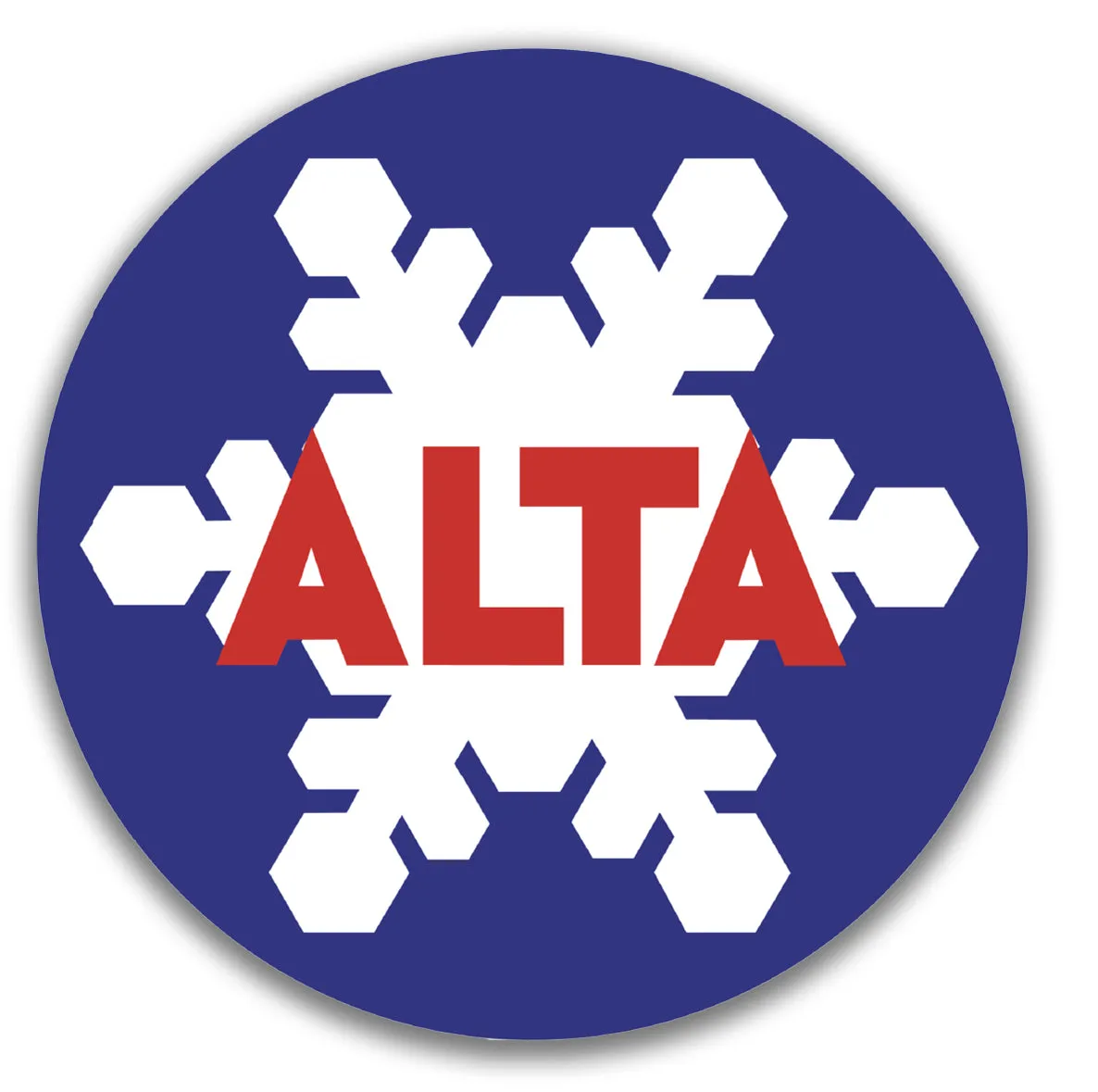 alta ski resort | Waterproof Vinyl Decal | 3.5in