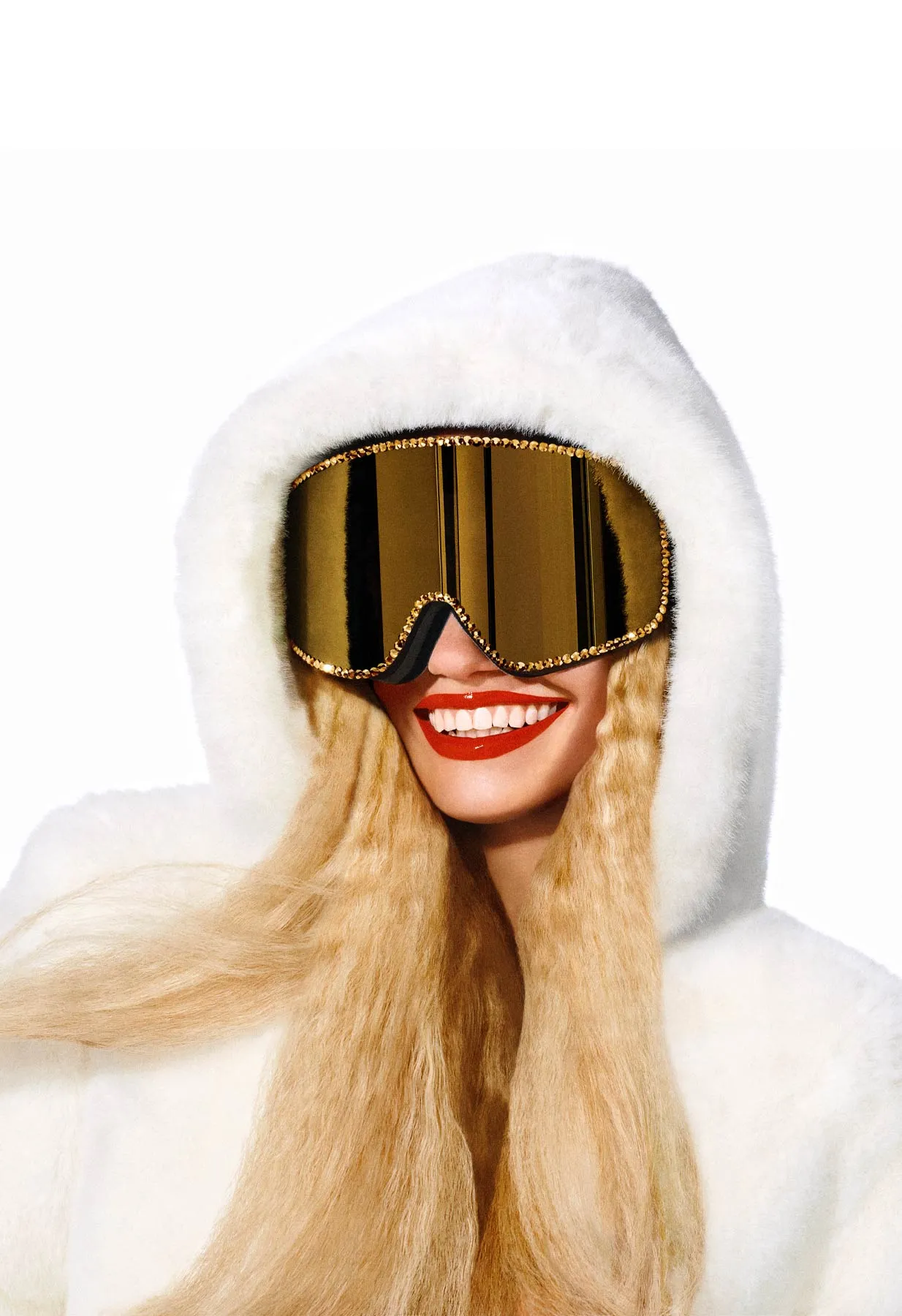 Alt*ego Disco Ski Goggle in Vintage Gold