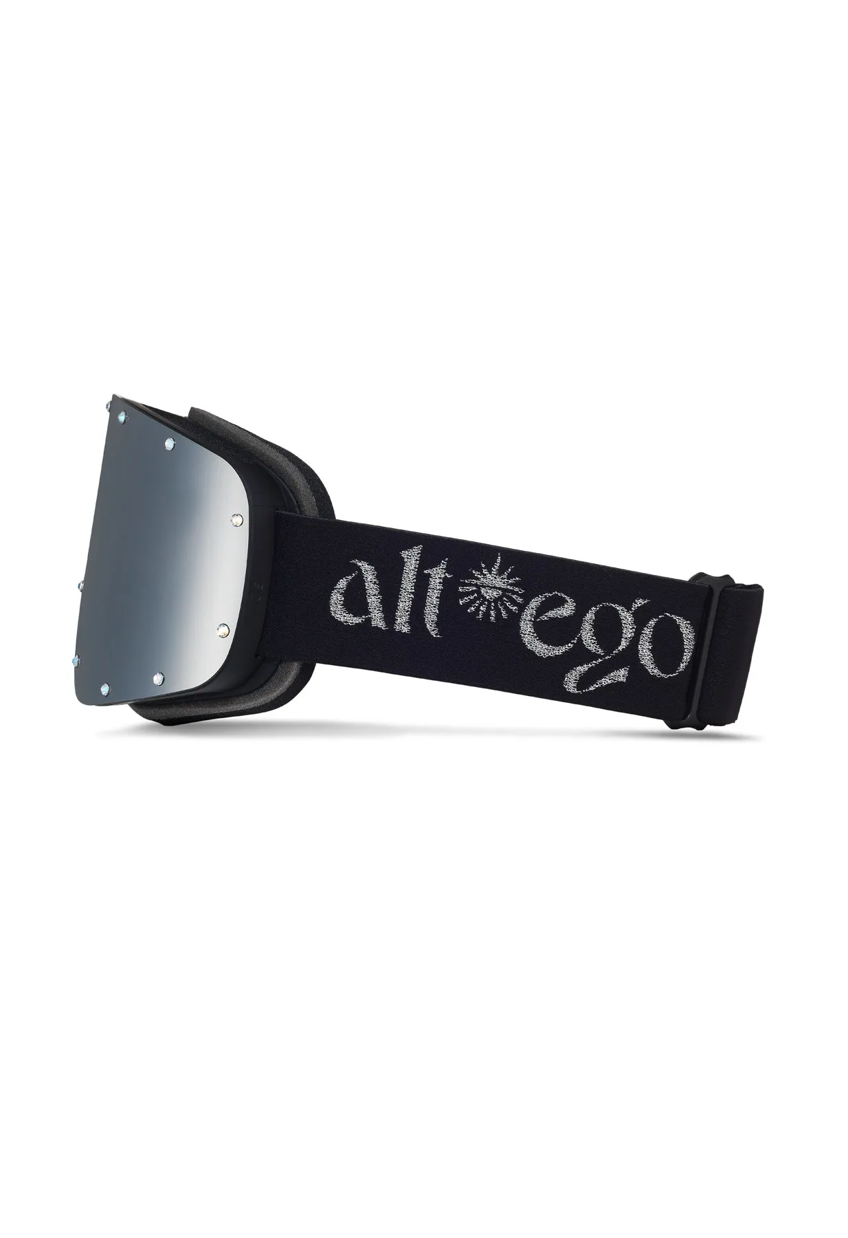 Alt*ego Runway Ski Goggle in Silver Shimmer
