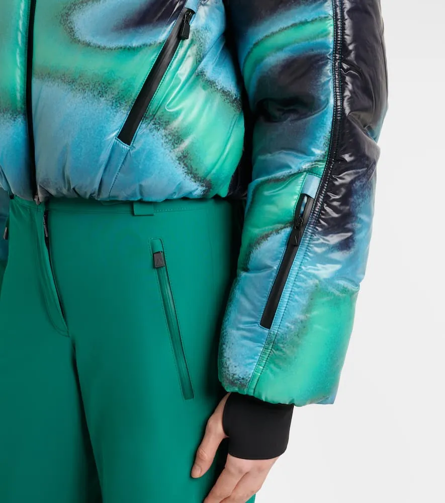 Aztech Mountain Daisy cropped down ski jacket