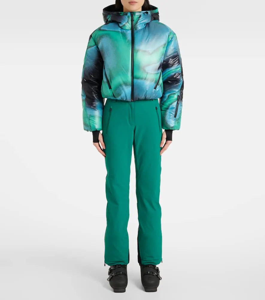 Aztech Mountain Daisy cropped down ski jacket