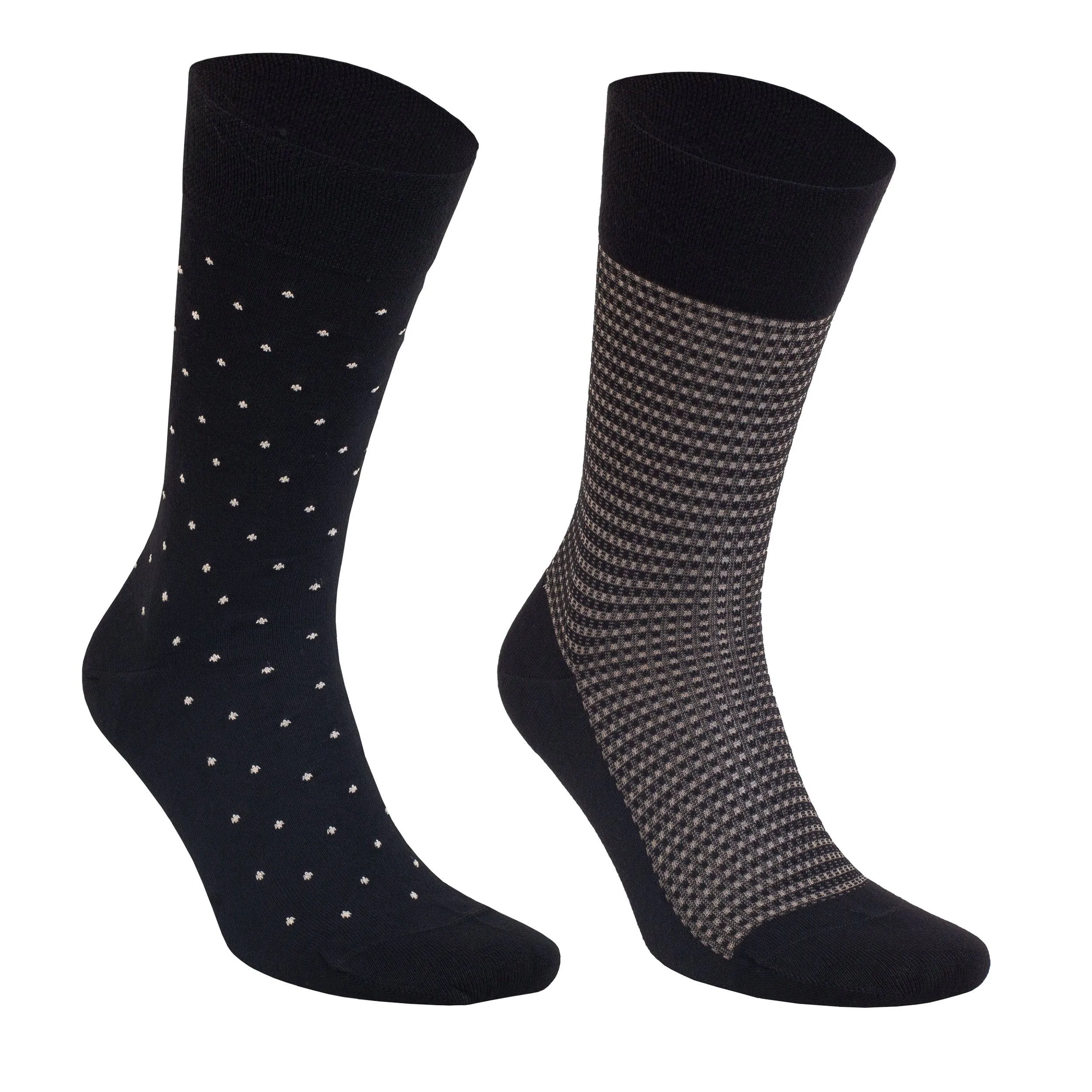 Bambooven Men’s Lightweight Dress and Trouser Socks – Premium Bamboo, Super Soft, Odor Free and Breathable, Calf Socks, Crew Socks (8 Pack)-636