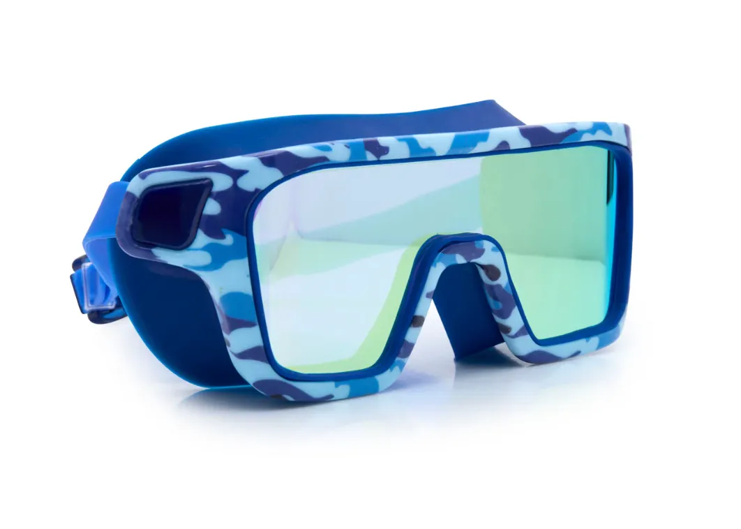 Battleship Blue Kids' Swim Goggles