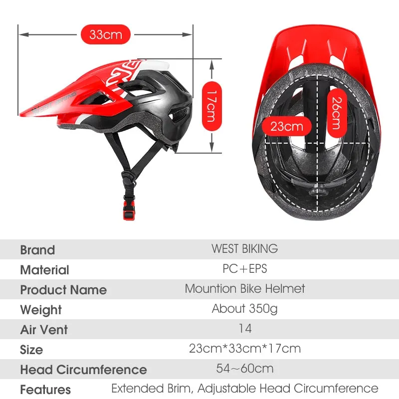 Bicycle Helmet Men Women Integrally-molded Adjustable Riding Safety Cap MTB Road Electric Bike Cycling Helmet