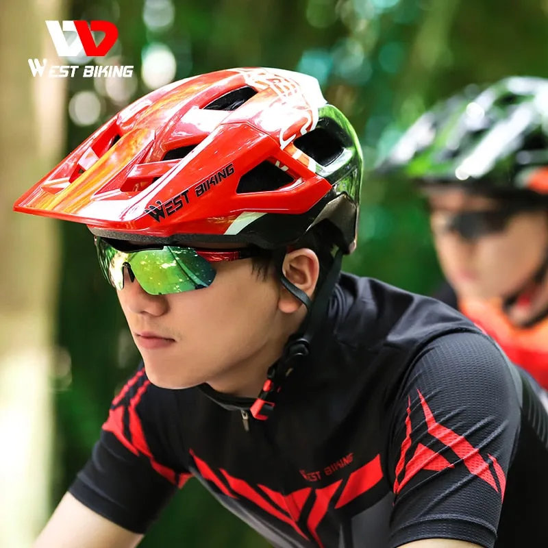 Bicycle Helmet Men Women Integrally-molded Adjustable Riding Safety Cap MTB Road Electric Bike Cycling Helmet