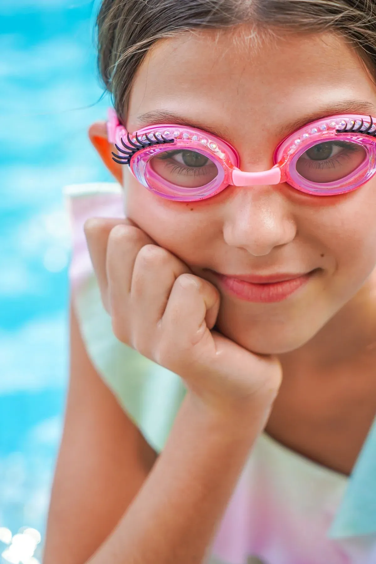 Bling2o Splash Lash - Powder Puff Pink Swimming Goggles