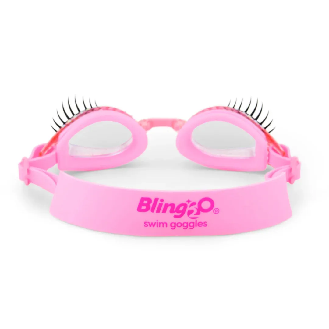 Bling2o Splash Lash - Powder Puff Pink Swimming Goggles