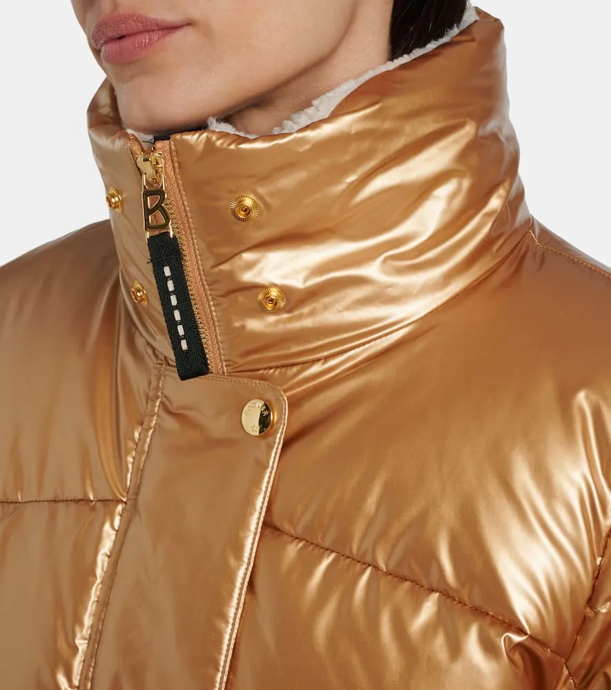 Bogner Hella metallic down ski jacket