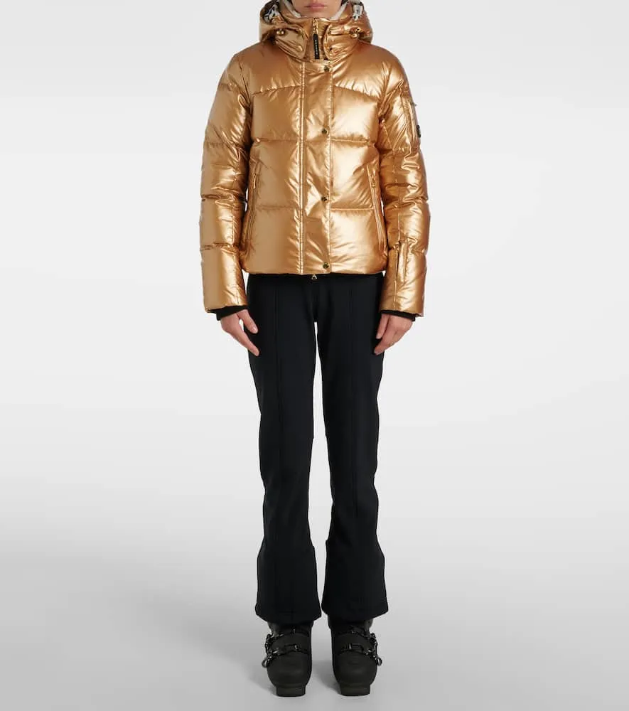 Bogner Hella metallic down ski jacket