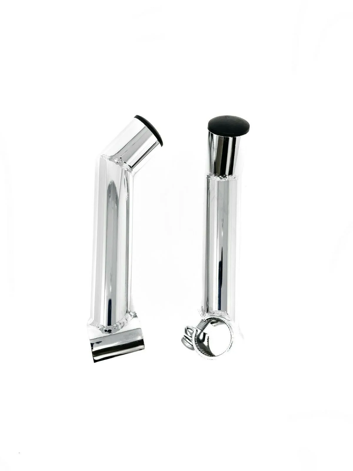 Chrome Alloy Ski Type Bar Ends - 145mm - For 22.2mm Handlebars