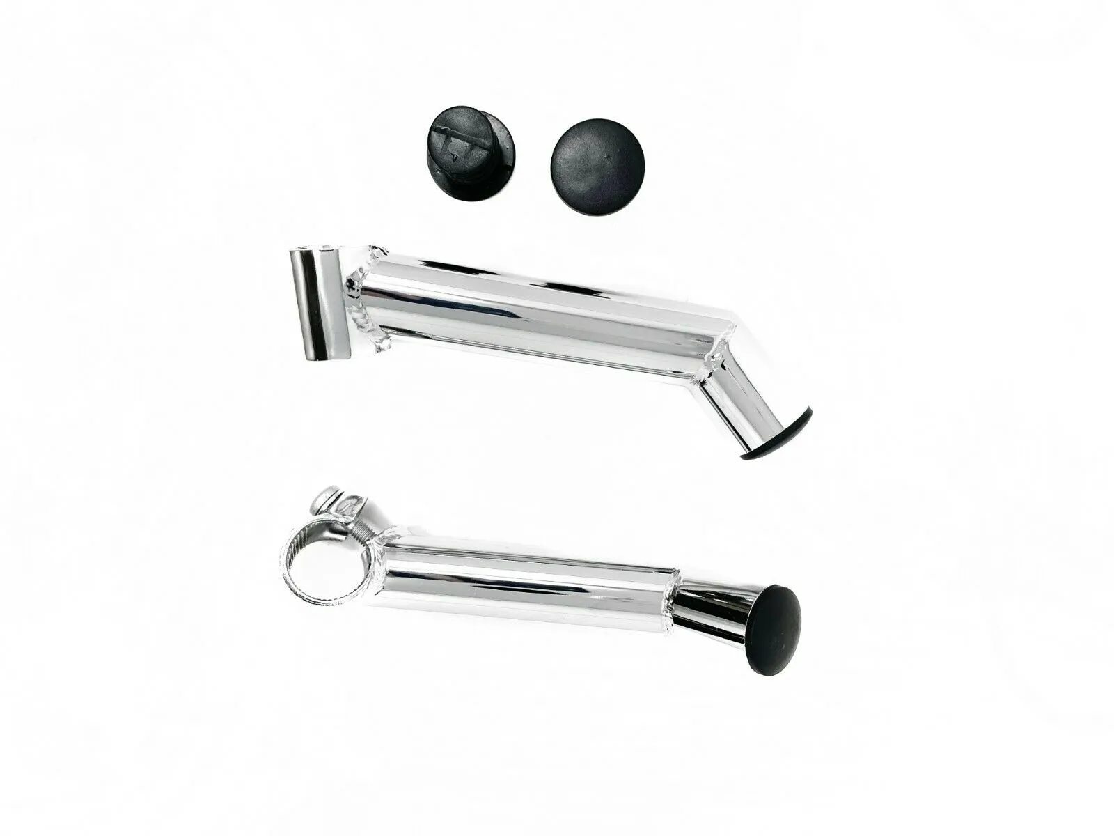 Chrome Alloy Ski Type Bar Ends - 145mm - For 22.2mm Handlebars