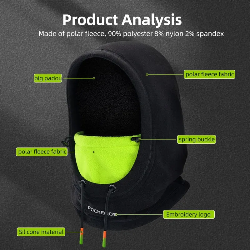 Cycling Scarf Winter Quality Cycling Cap Ski Windproof Breathable Bike Mask Balaclava Full Face Cover Headwear Warm Hat