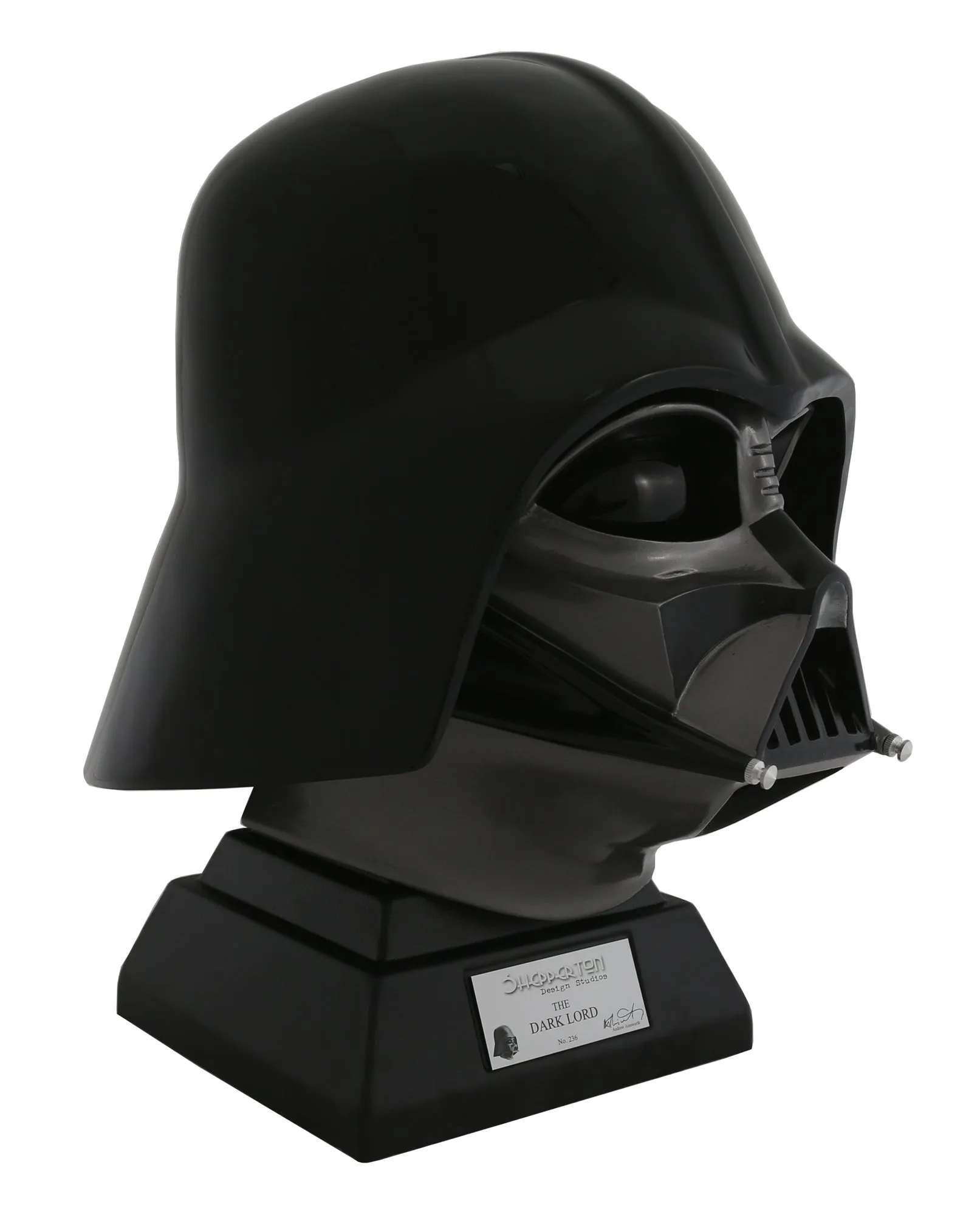 Dark Lord helmet and stand