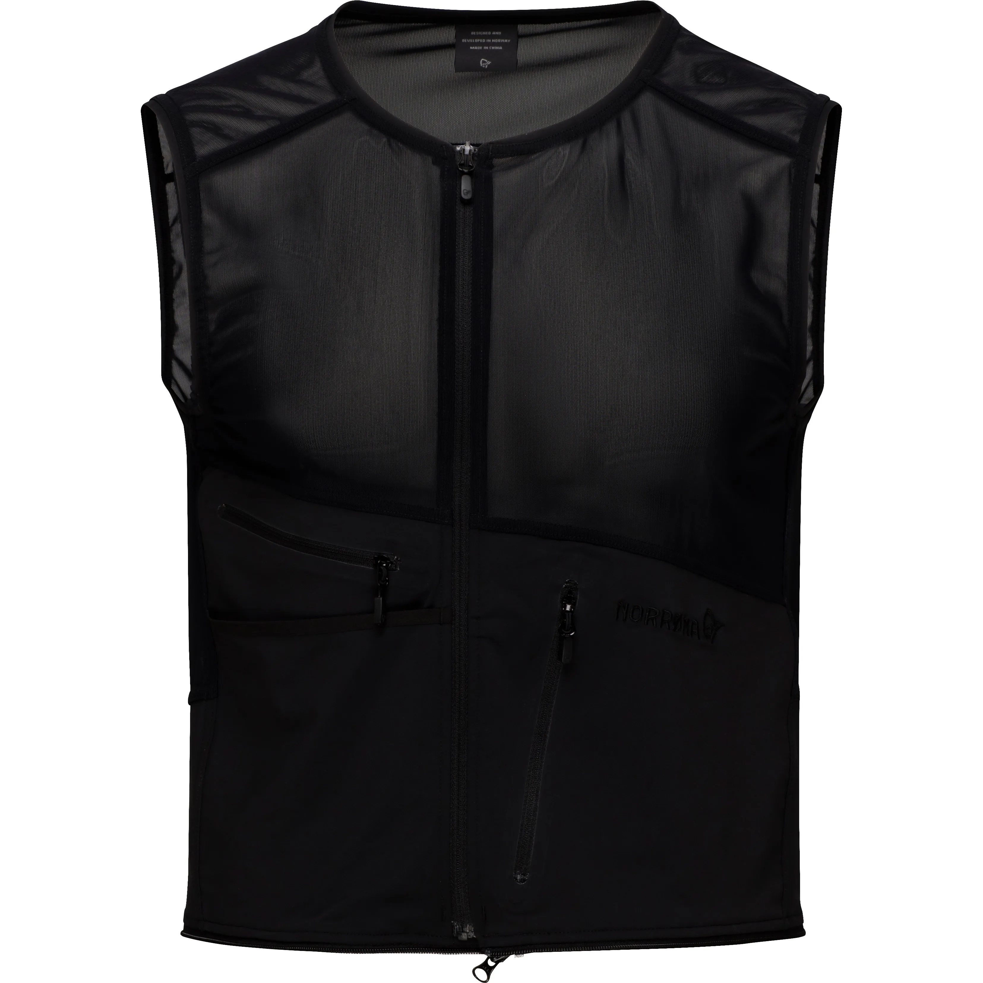 Norrøna Men&#x27;s Ski/Snowboard Zip-in Vest Caviar | Buy Norrøna Men&#x27;s Ski/Snowboard Zip-in Vest Caviar here | Outnorth
