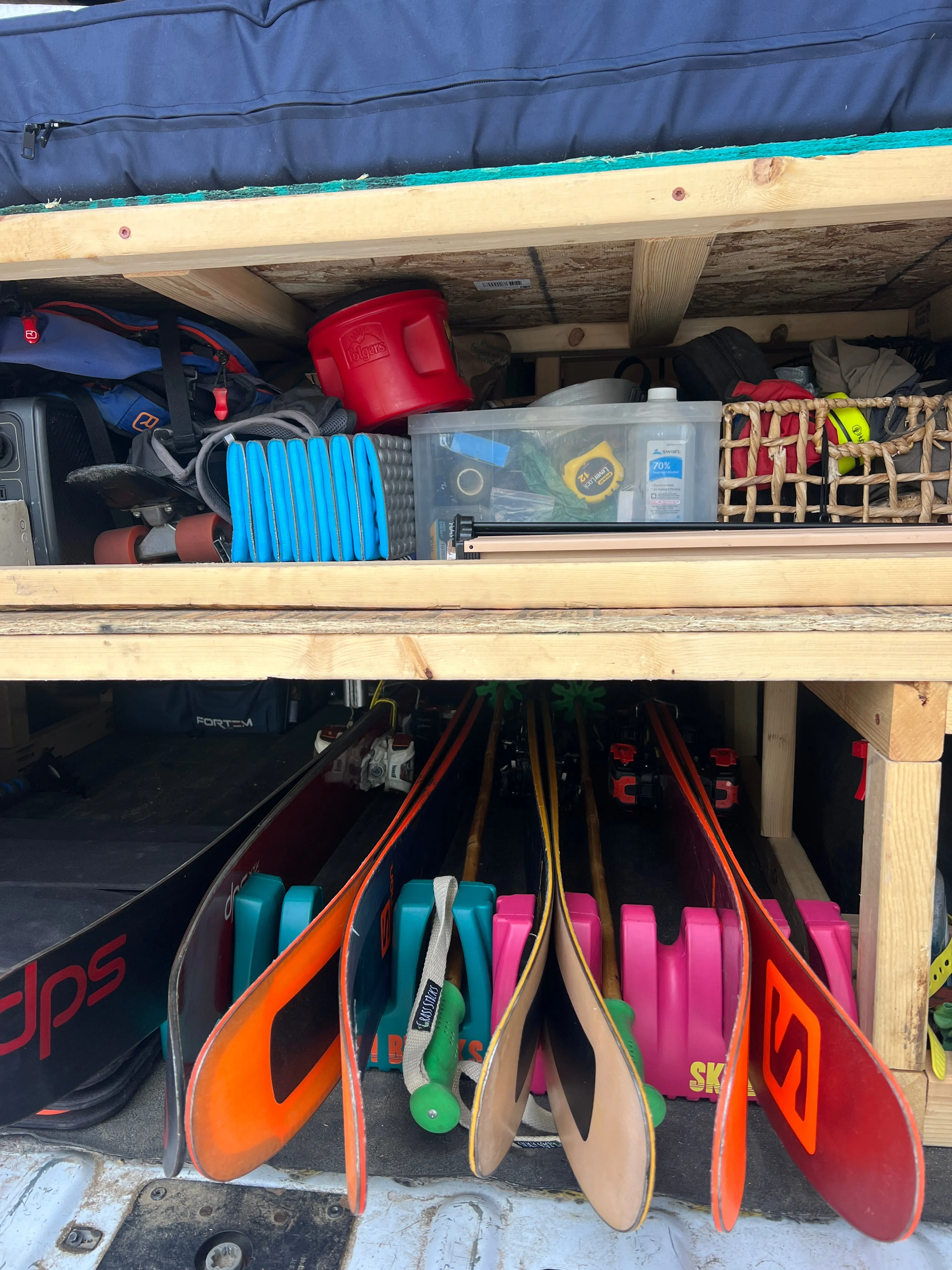 PAIR OF SKI BLOCKS Not Magnetic