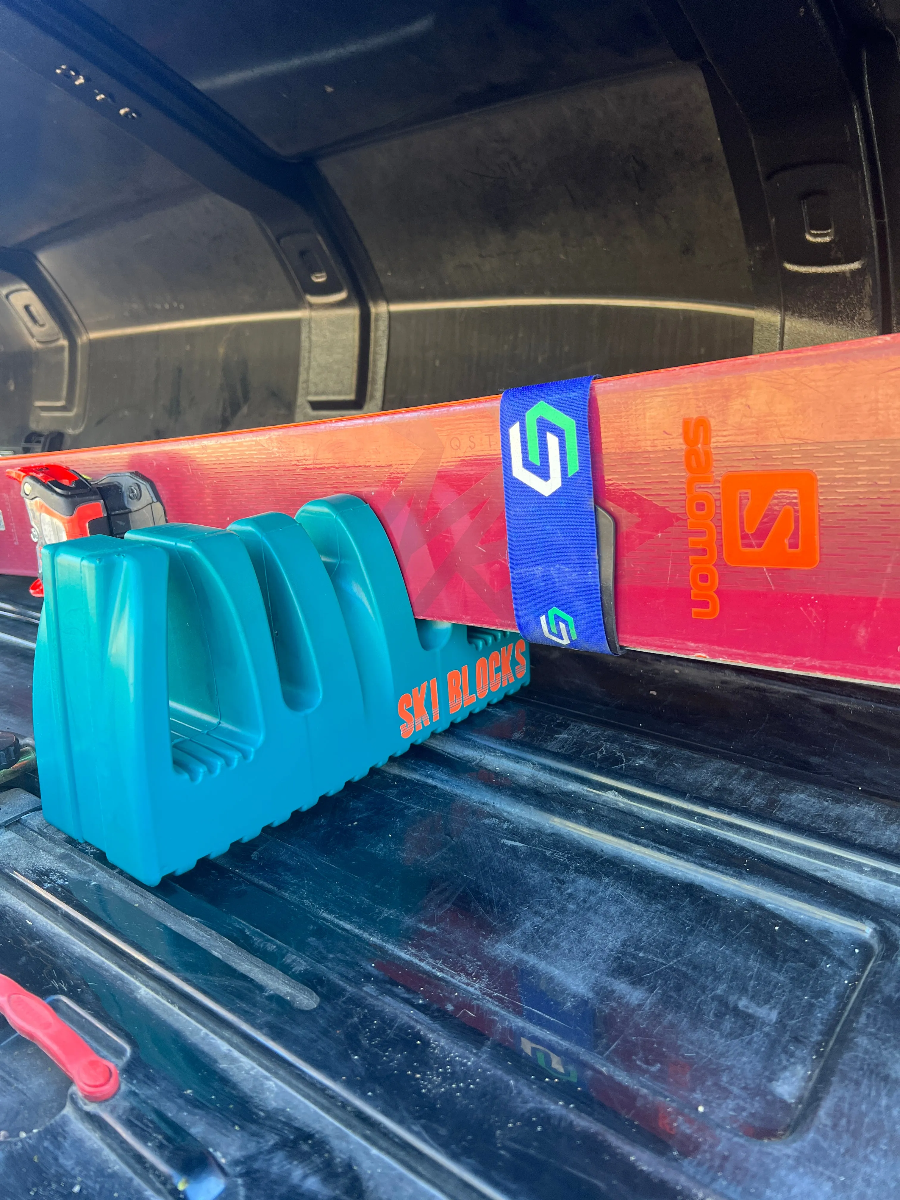 PAIR OF SKI BLOCKS Not Magnetic
