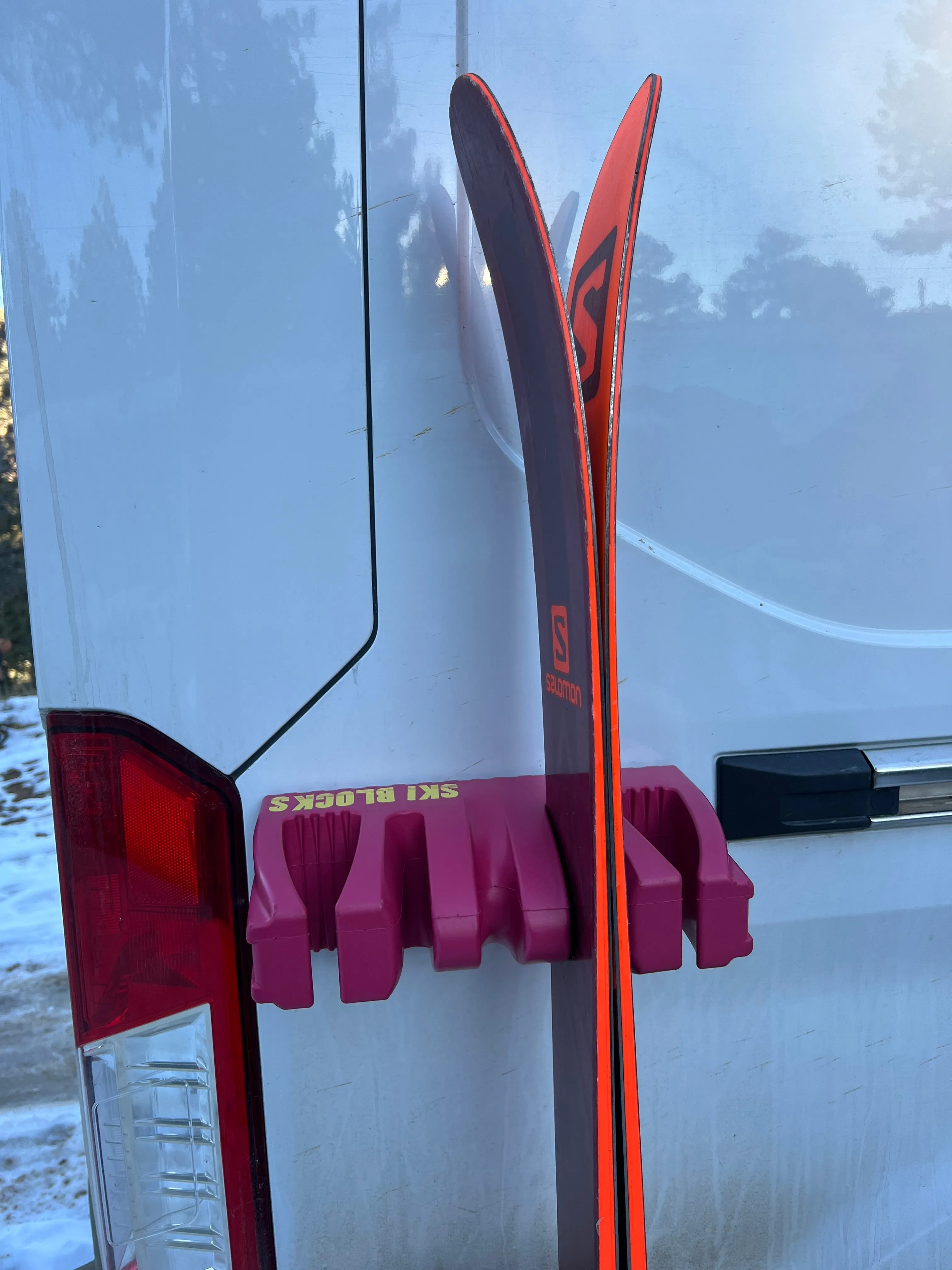 PAIR OF SKI BLOCKS Not Magnetic