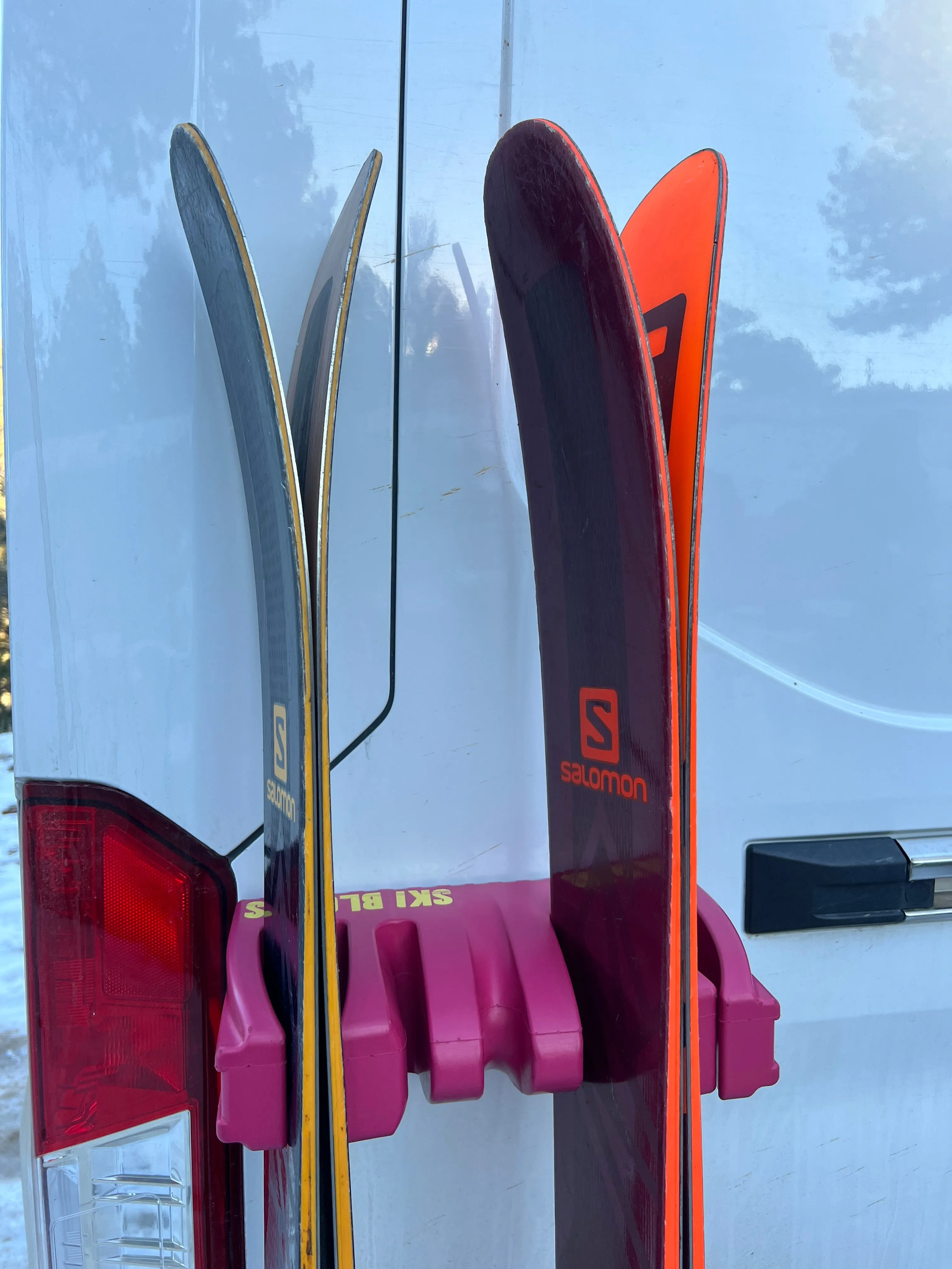 PAIR OF SKI BLOCKS Not Magnetic