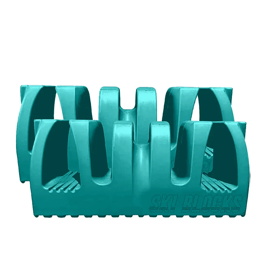 PAIR OF SKI BLOCKS Not Magnetic