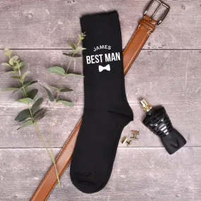 Personalised Groom Socks, Groomsman Socks, Best Man Socks, Men&#39;s Wedding Socks, Groom Gift, Groom Attire, Groomsman Underwear, Usher Socks,