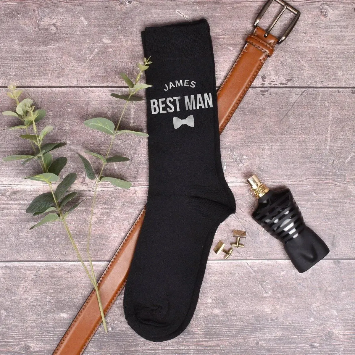Personalised Groom Socks, Groomsman Socks, Best Man Socks, Men&#39;s Wedding Socks, Groom Gift, Groom Attire, Groomsman Underwear, Usher Socks,