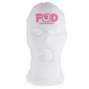 Philthy Rich - FOD White / Pink Ski Mask