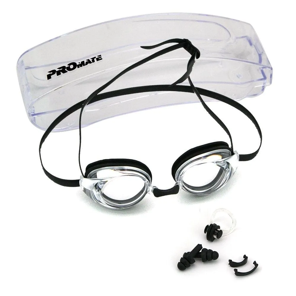Promate Rx prescription swimming glasses with Optical Corrective Anti-Fog Lenses - SG206 RX