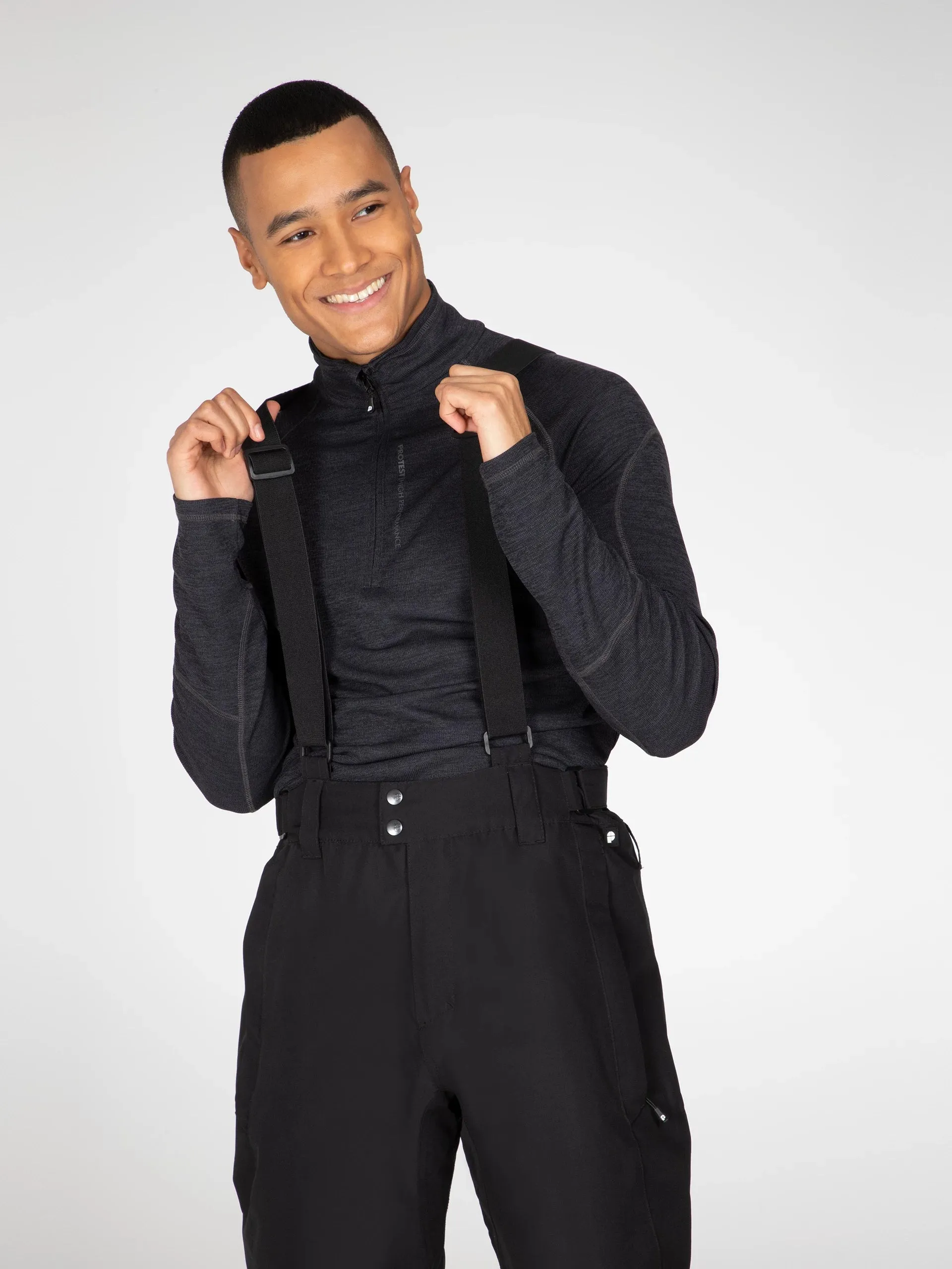 Protest Owens Mens Pants Black