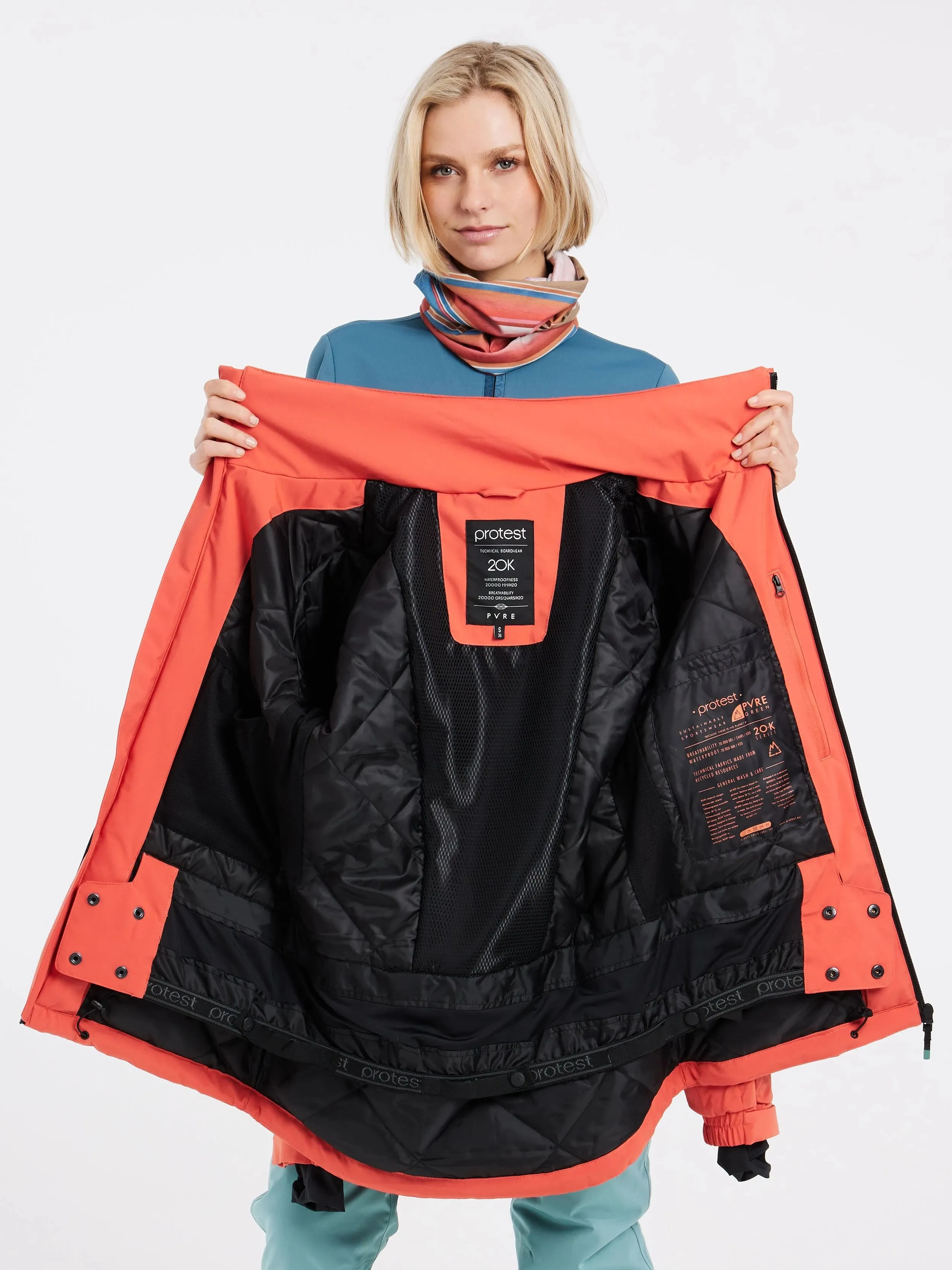 Protest Sima Jacket Womens 2024 Tosca Red