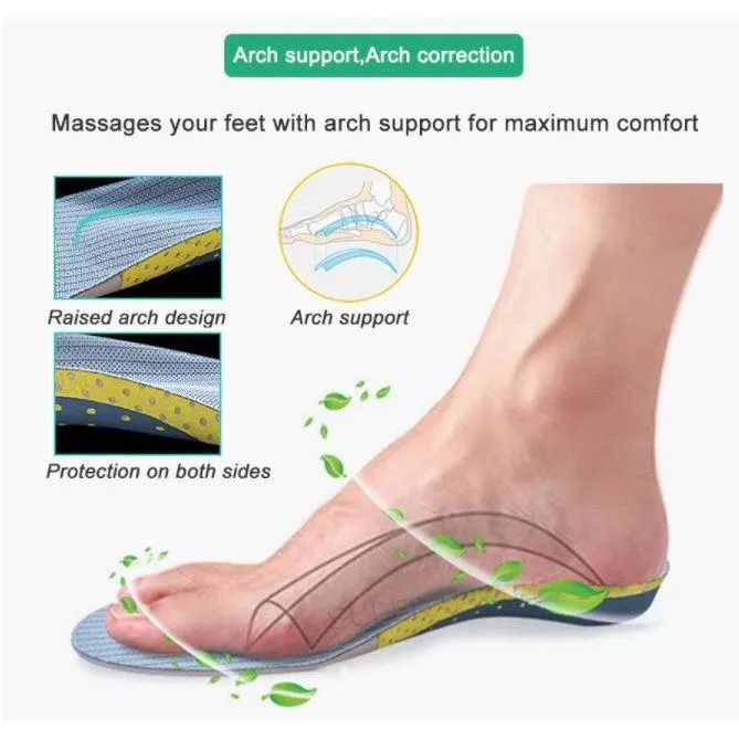 PVC Orthopaedic, Orthotics Sole Insert Pads Arch Support Pad for Heel Pain