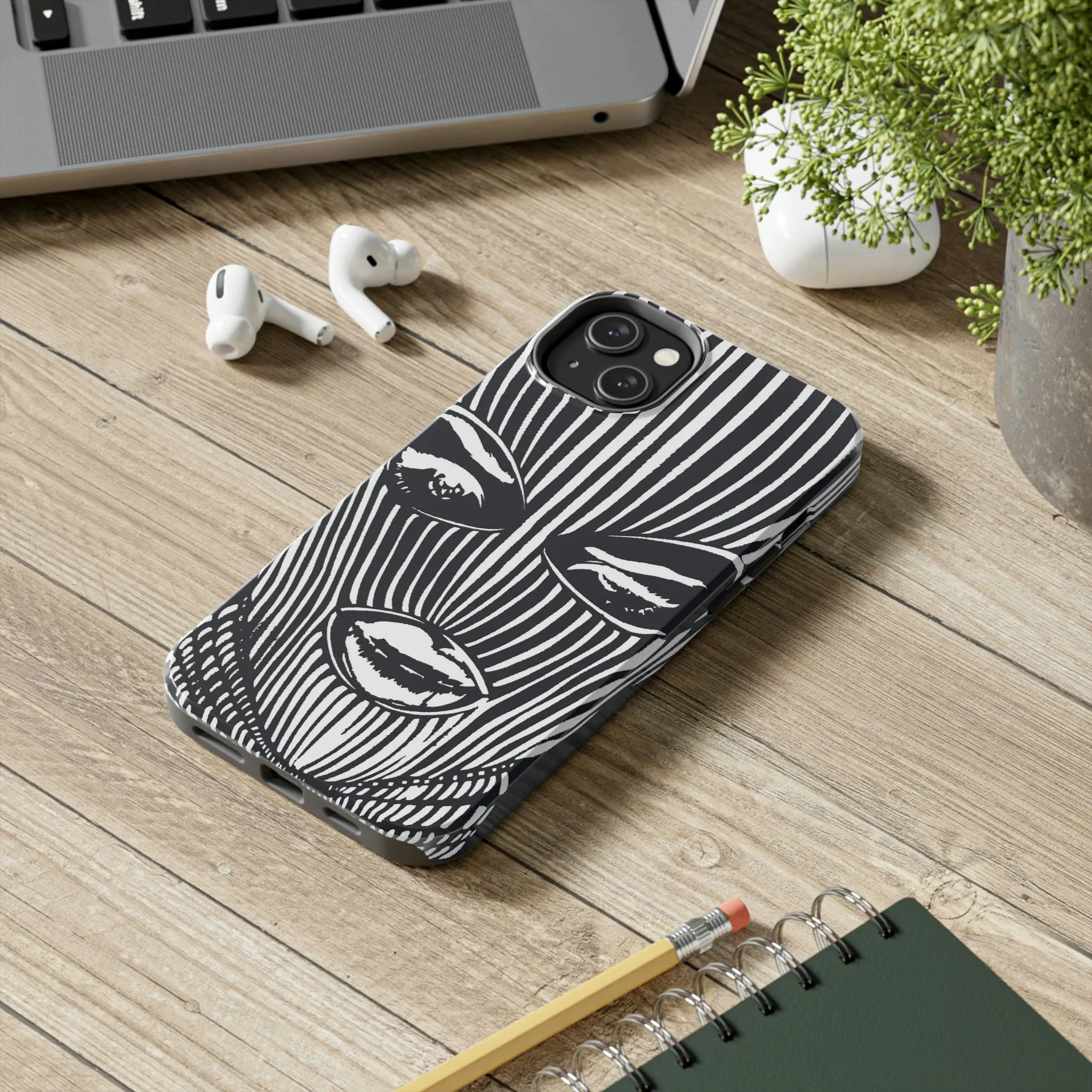 "OG SKI MASK" Tough Case in BLACK