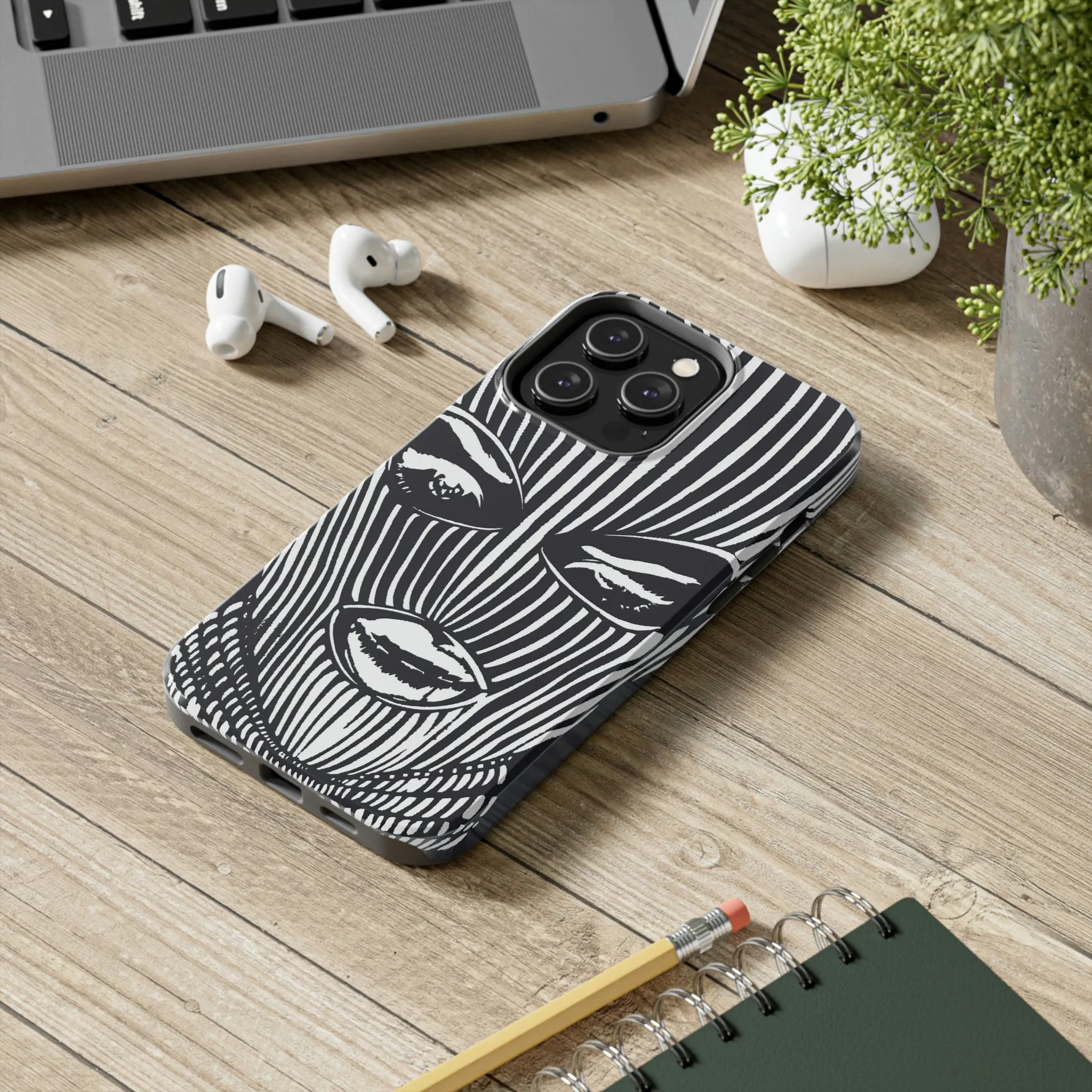 "OG SKI MASK" Tough Case in BLACK