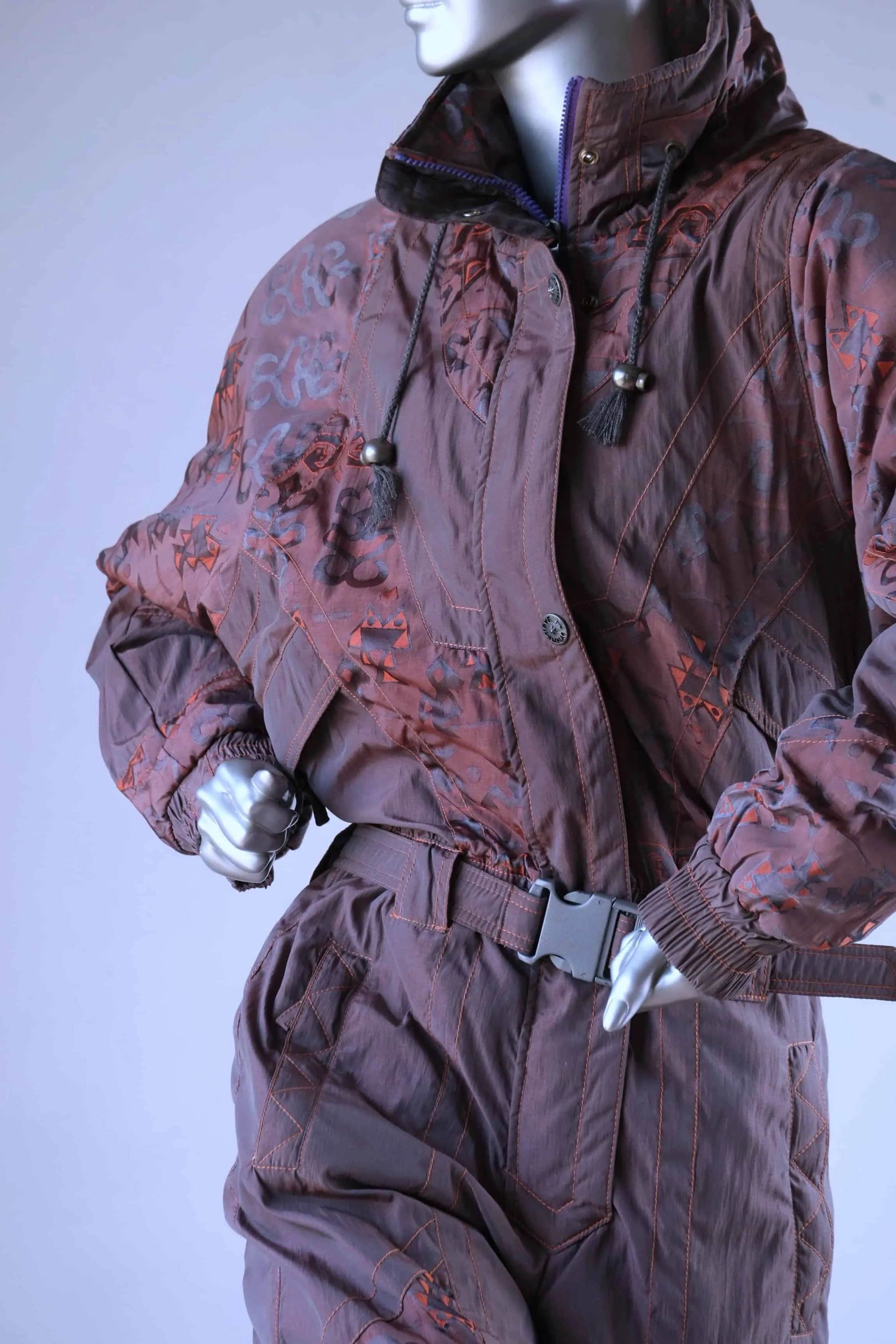 SKIN 90s Vintage Women Ski Suit