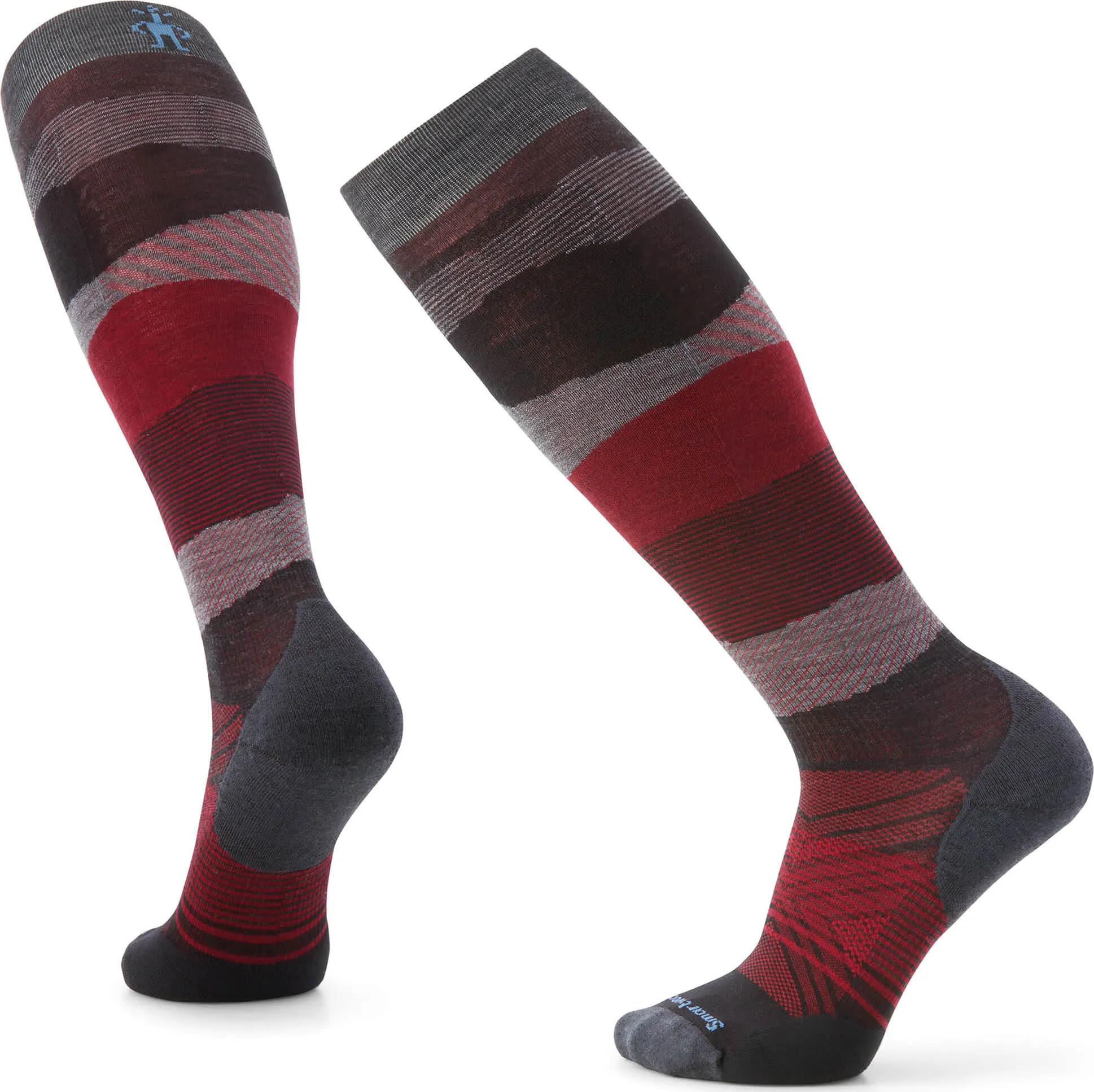 Smartwool Women&#x27;s Ski Targeted Cushion Pattern OTC Socks Charcoal | Buy Smartwool Women&#x27;s Ski Targeted Cushion Pattern OTC Socks Charcoal here | Outnorth