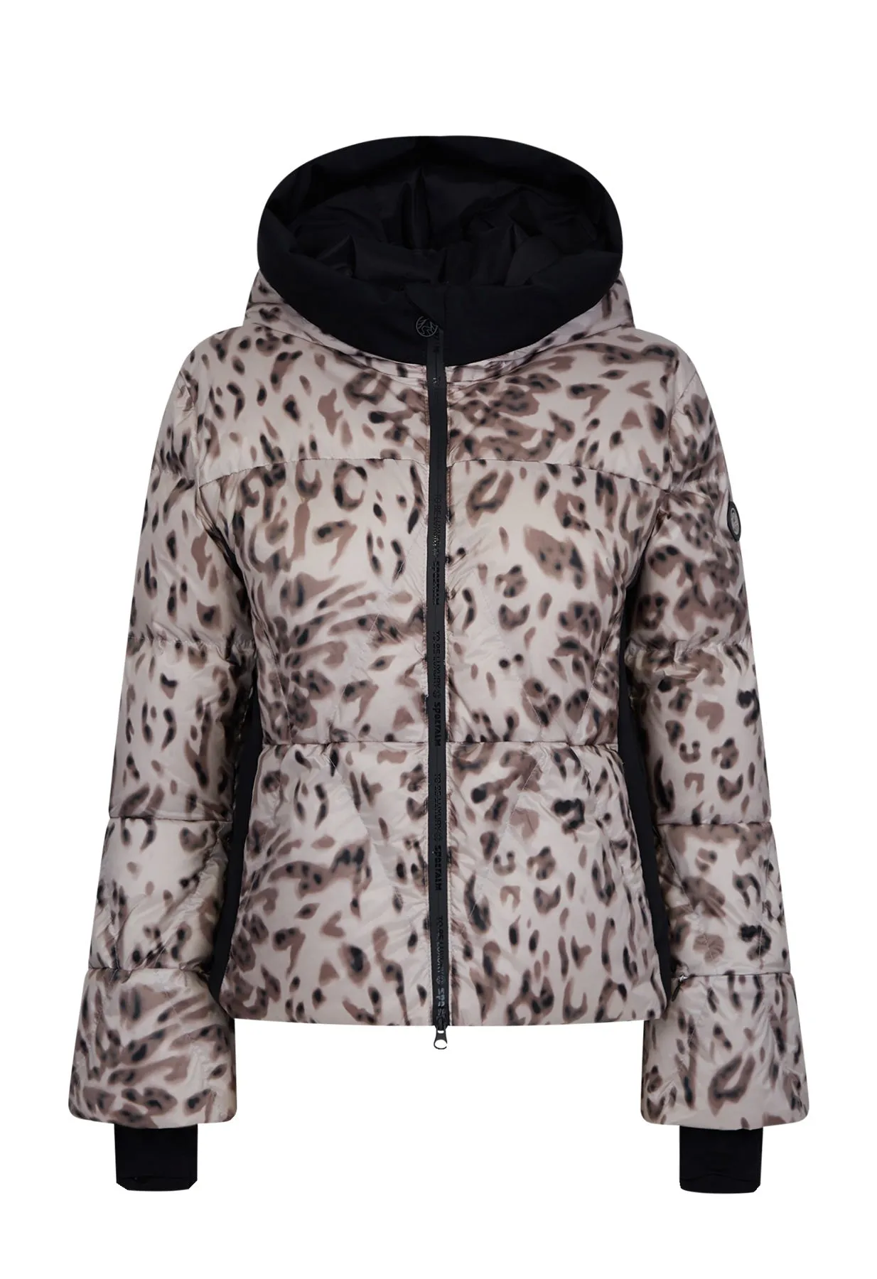 Sportalm Downfilled Animal Print Ski Jacket