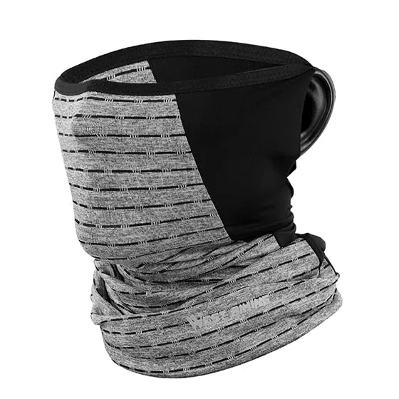 Summer Ice Fabric Cycling Face Mask UV Protection Breathable Sport Scarf Ear Hanging Bike Bandanas Face Mask