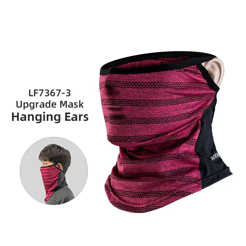 Summer Ice Silk Cycling Face Mask Anti-UV Anti-sweat Breathable Running Bandana Sun Protection Sports Scarf Face Mask