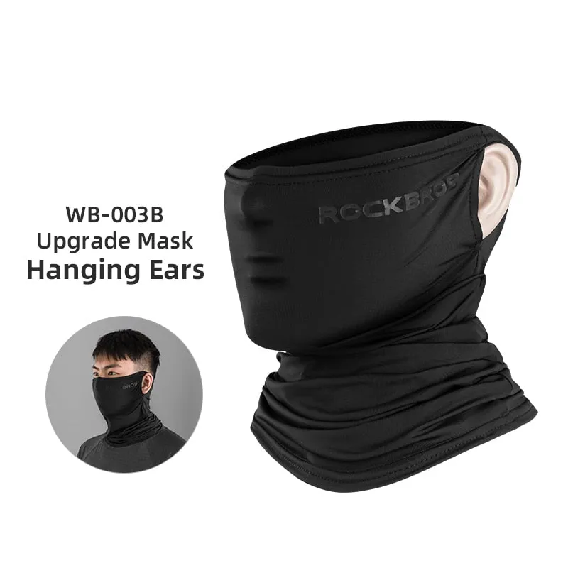 Summer Ice Silk Cycling Face Mask Anti-UV Anti-sweat Breathable Running Bandana Sun Protection Sports Scarf Face Mask
