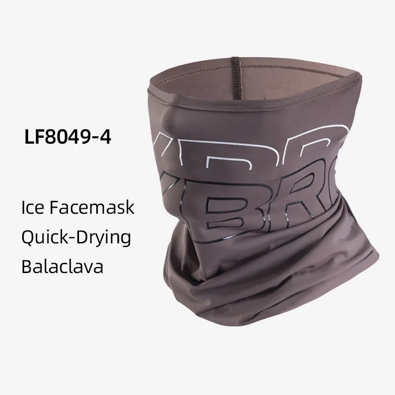 Summer Ice Silk Cycling Face Mask Anti-UV Anti-sweat Breathable Running Bandana Sun Protection Sports Scarf Face Mask