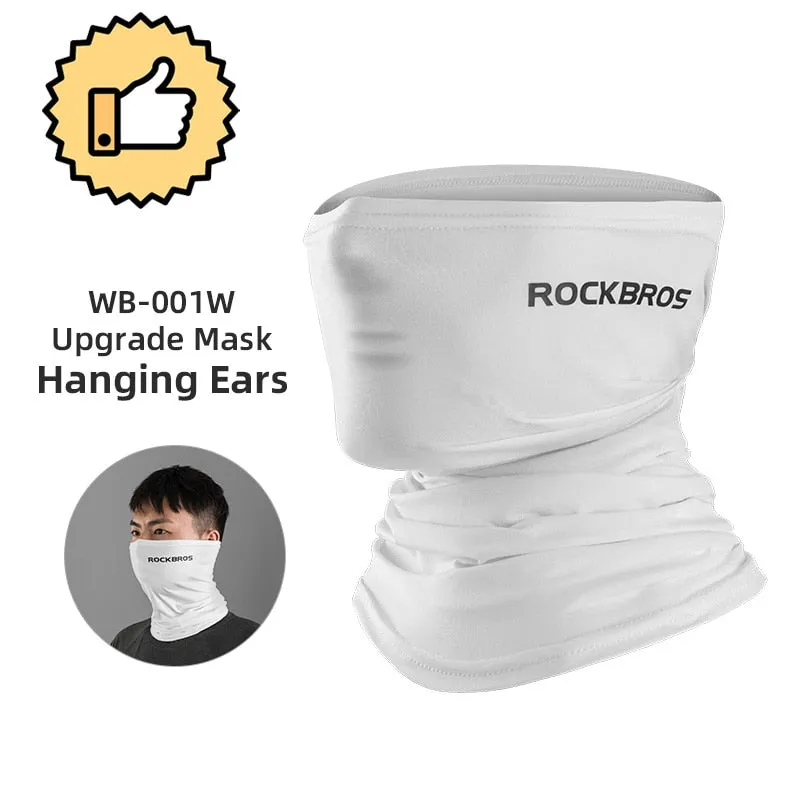Summer Ice Silk Cycling Face Mask Anti-UV Anti-sweat Breathable Running Bandana Sun Protection Sports Scarf Face Mask