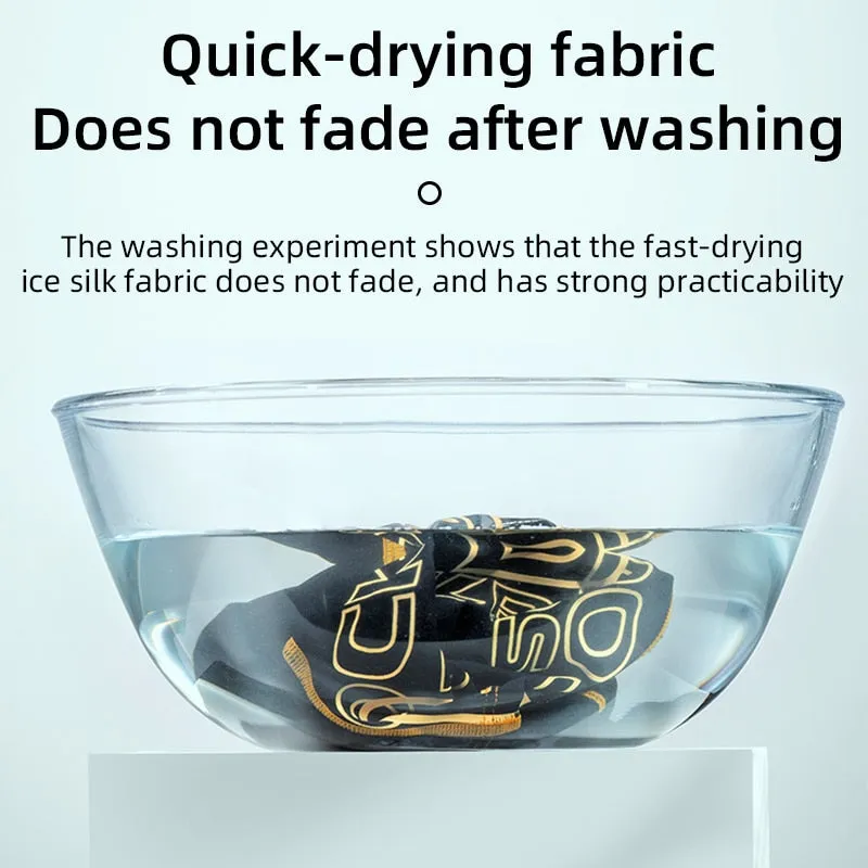 Summer Ice Silk Cycling Face Mask Anti-UV Anti-sweat Breathable Running Bandana Sun Protection Sports Scarf Face Mask