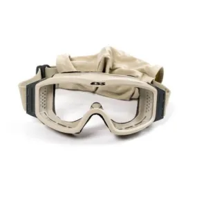 Used ESS Profile NVG Ballistic Goggles - Desert Tan Clear, USGI Eye Ware great for airsoft and paintball