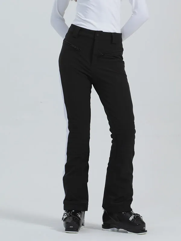 Women's Gsou Snow Elegant Stretch Flare Ski Pants