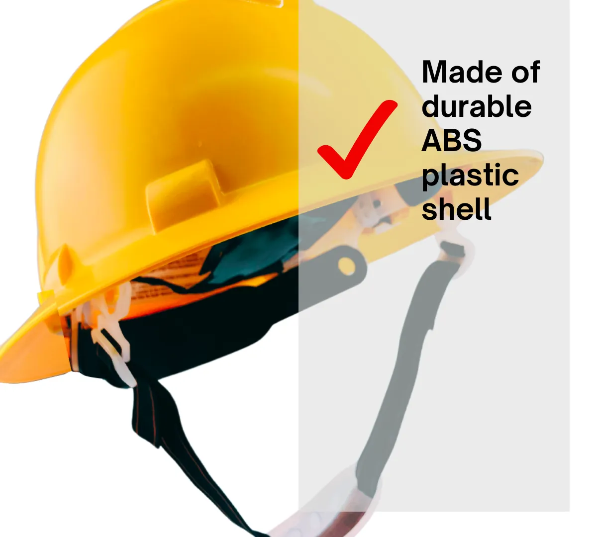 Yellow Industrial Safety Helmet